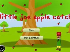 小乔伊接苹果 - 小乔伊接苹果小游戏 - 小乔伊接